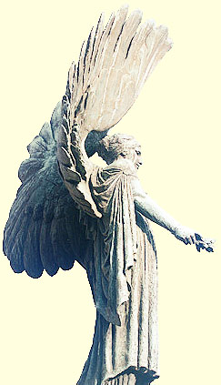 human angel statue