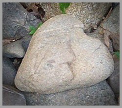 hearth shaped rock 1